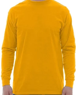 M & O Knits 5520 L/S T-SHIRT RING SPUN<M&O New