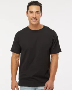 M & O Knits 5500 RING SPUN ADULT T-SHIRT<M&O Outlet