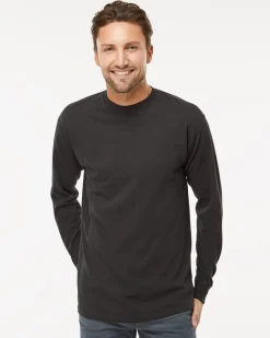4820 - Gold Soft Touch Long Sleeve T-Shirt<M&O Clearance