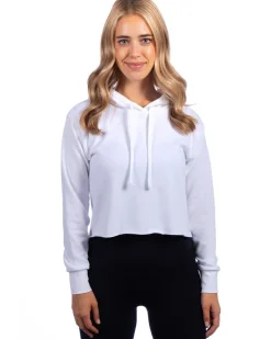 9384 - Ladies Cropped Pullover Hooded Sweatshirt<Next Level Outlet