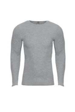 8101 - Men's Black Long Sleeve Thermal Shirt<Next Level Hot
