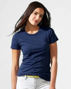 6610 - Premium Heathered Cotton-Poly Crew Neck Tee<Next Level Fashion