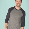 6051 - Unisex Tri-Blend Three-Quarter Sleeve Raglan Tee<Next Level Discount