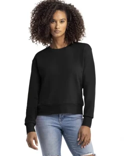 9084 - Ladies Laguna Sueded Sweatshirt<Next Level Apparel Hot