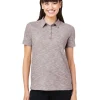 NE115W - Ladies Eclipse Jacquard Polo<North End Best