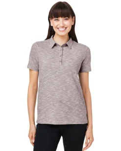NE115W - Ladies Eclipse Jacquard Polo<North End Best