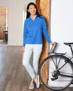 NE410W - Ladies Revive coolcore® Quarter-Zip<North End Fashion