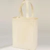 Q1000 - Canvas Gusset Shopping Tote Bag<Q-Tees Online