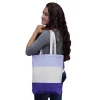 Q125900 - Canvas Tri-Color Professional Tote Bag<Q-Tees Hot