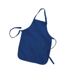 Q4350 - Full Length Apron with 2 Patch Pockets<Q-Tees Online