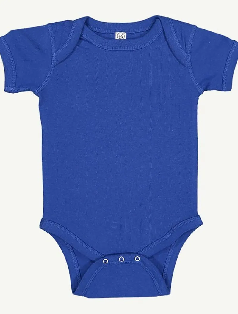 r4400 - Infant Rib Lap Neck Bodysuit<Rabbit Skins New