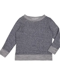 RS3379 - Cozy Toddler French Terry Crewneck with Elbow Patches<Rabbit Skins Sale