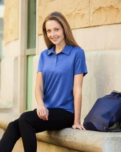 TT51HW - Ladies Zone Sonic Heather Performance Polo<Team 365 Sale