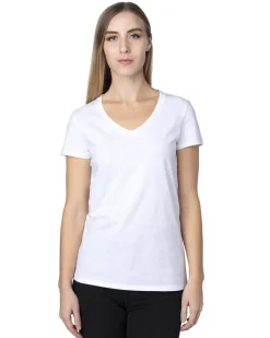 200RV - Ladies Ultimate Short-Sleeve V-Neck T-Shirt<Threadfast Best