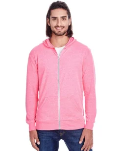 302Z - Unisex Triblend Full-Zip Light Hoodie<Threadfast Online