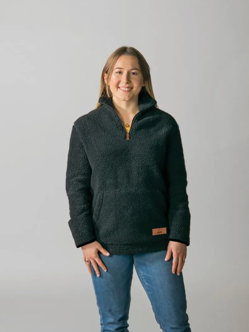 T5000 - Unisex Sherpa Fleece 1/4 Zip<Timberlea Clearance
