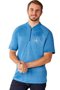 16706 - M-KINPORT SS Stand Collar Polo<Trimark Sale
