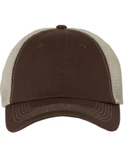3100 - Contrast-Stitch Mesh-Back Cap<Valucap New