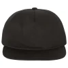 6502 - Lightly-Structured Five-Panel Snapback Cap<YP Classics Clearance