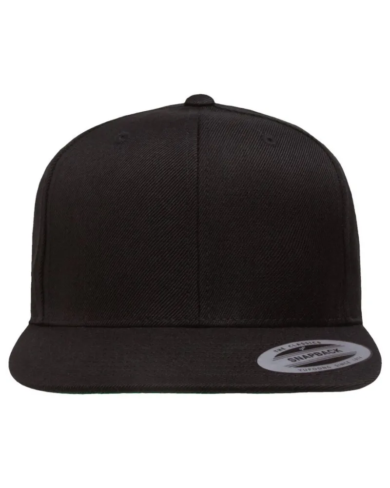 6089M - Premium Flat Bill Snapback Cap<YP Classics Clearance